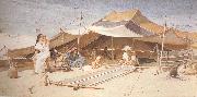 Charles rowbotham Spinners and Weavers (mk37) oil painting